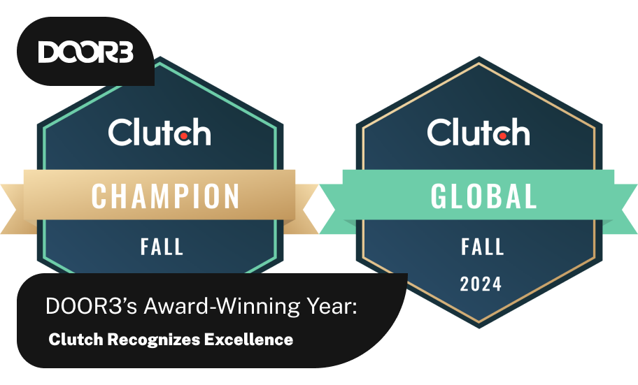 DOOR3’s Award-Winning Year: Clutch Recognizes Excellence